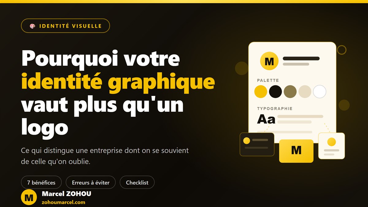 Pourquoi votre identité graphique vaut plus qu'un logo