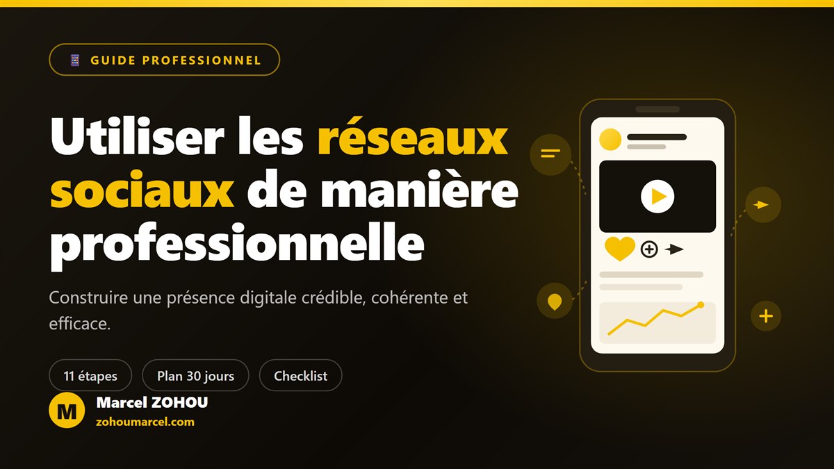 Utiliser les réseaux sociaux de manière professionnelle — guide